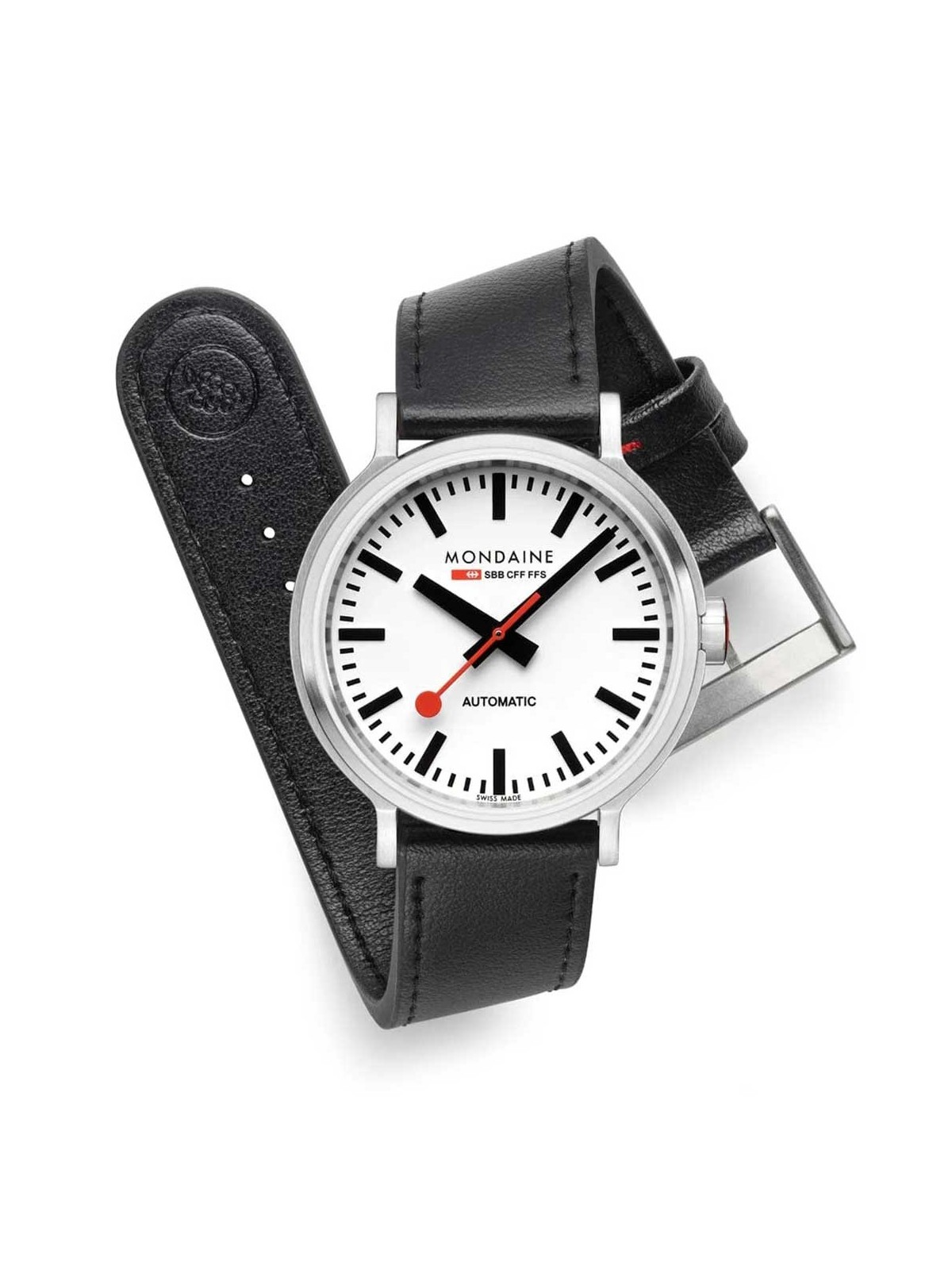orologio uomo Mondaine MST.4161B.LBV Mens Watch SBB Original Automatic 41mm 3ATM