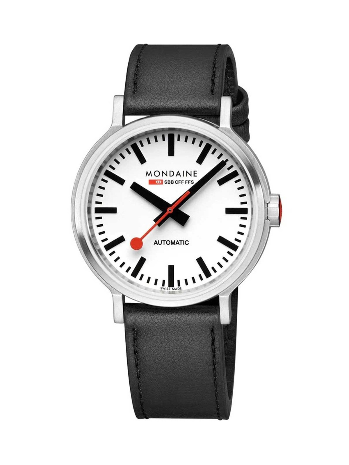 orologio uomo Mondaine MST.4161B.LBV Mens Watch SBB Original Automatic 41mm 3ATM
