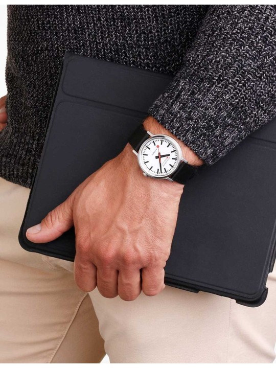 orologio uomo Mondaine MST.4161B.LBV Mens Watch SBB Original Automatic 41mm 3ATM