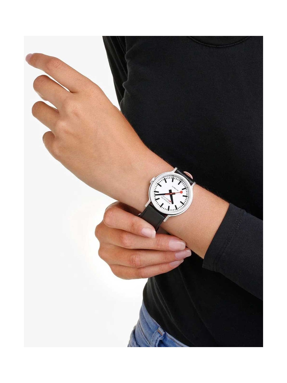 orologio uomo Mondaine MST.4161B.LBV Mens Watch SBB Original Automatic 41mm 3ATM