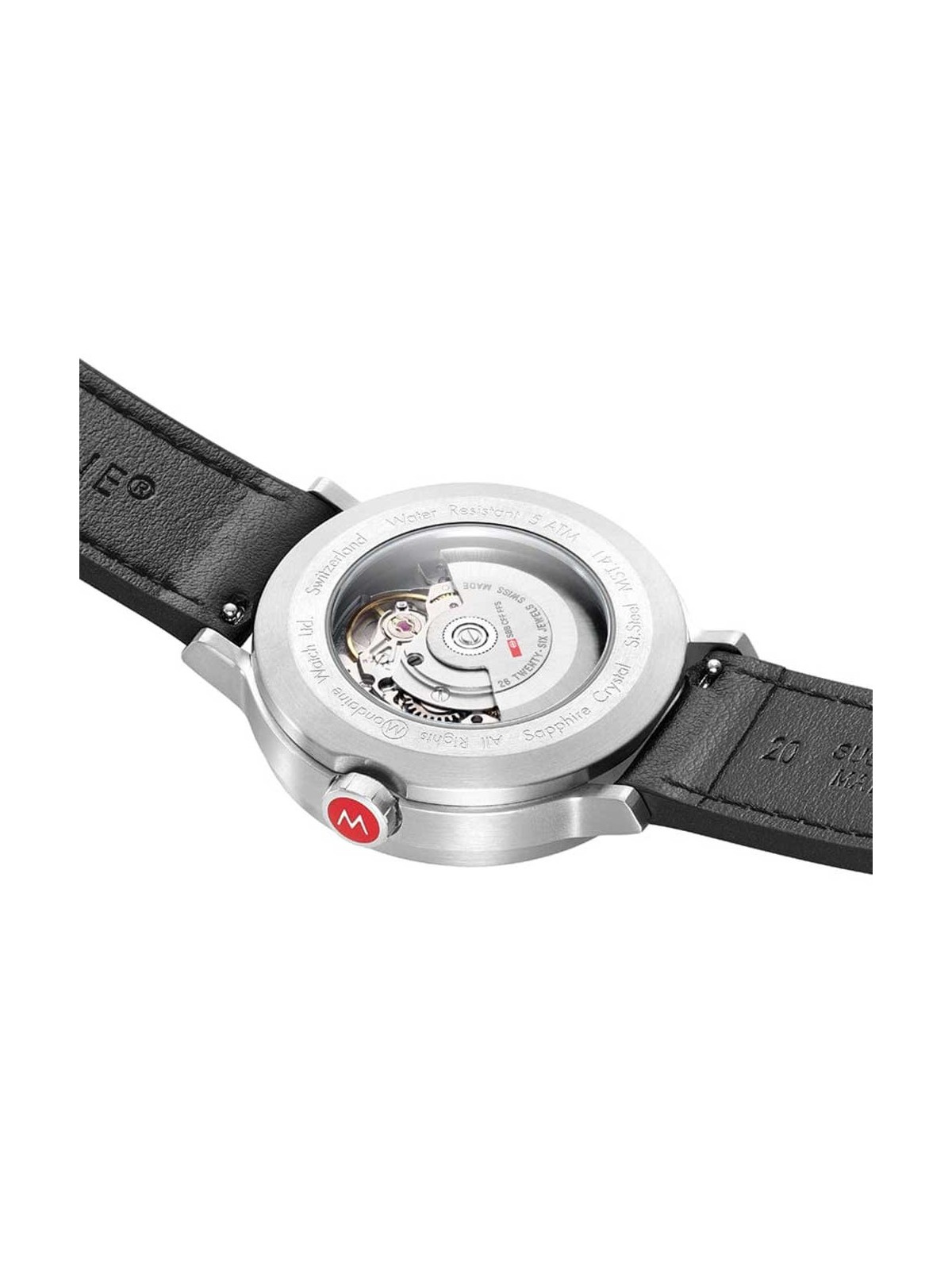 orologio uomo Mondaine MST.4161B.LBV Mens Watch SBB Original Automatic 41mm 3ATM