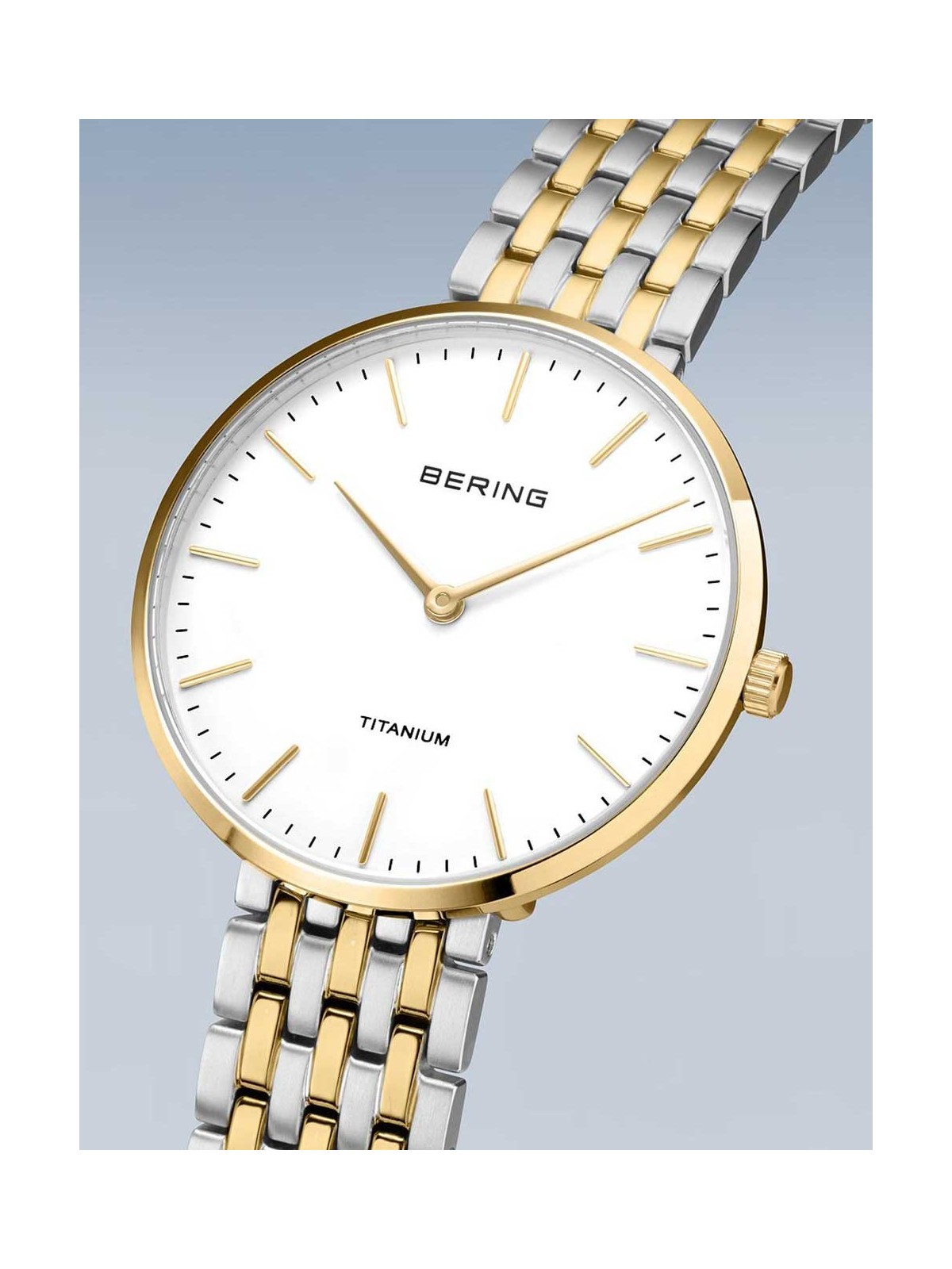 orologio donna Bering 19334-010 Ladies Watch Titanium 34mm 5ATM