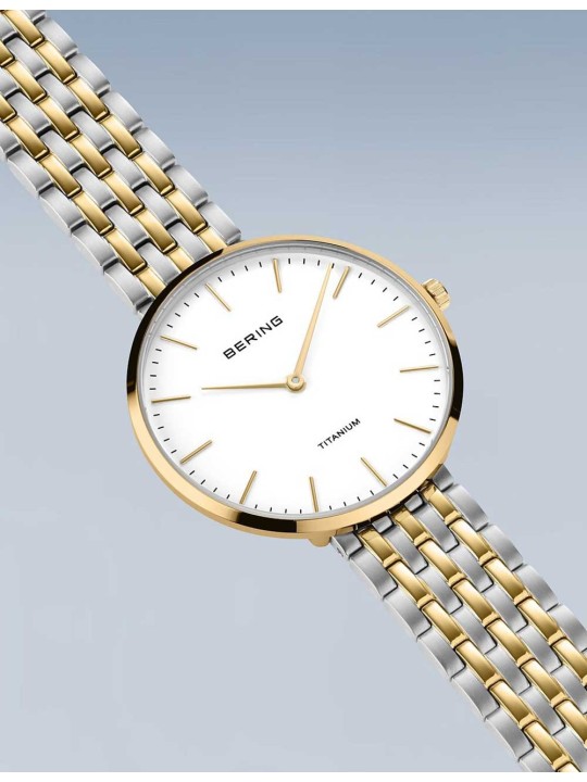 orologio donna Bering 19334-010 Ladies Watch Titanium 34mm 5ATM