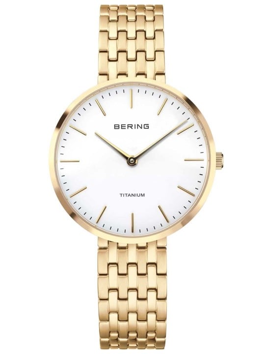 orologio donna Bering 19334-334 Ladies Watch Titanium 34mm 5ATM