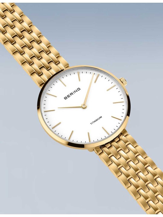 orologio donna Bering 19334-334 Ladies Watch Titanium 34mm 5ATM