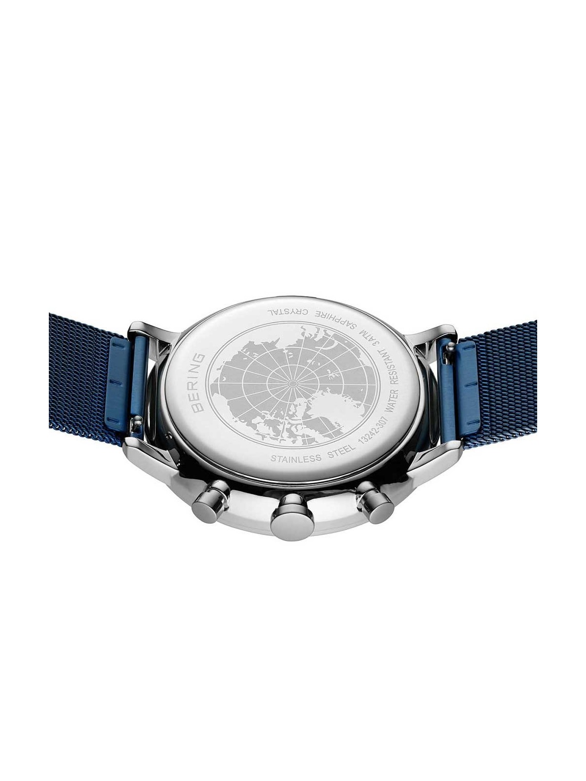 orologio uomo Bering 13242-307 Mens Watch Classic 42mm 3ATM