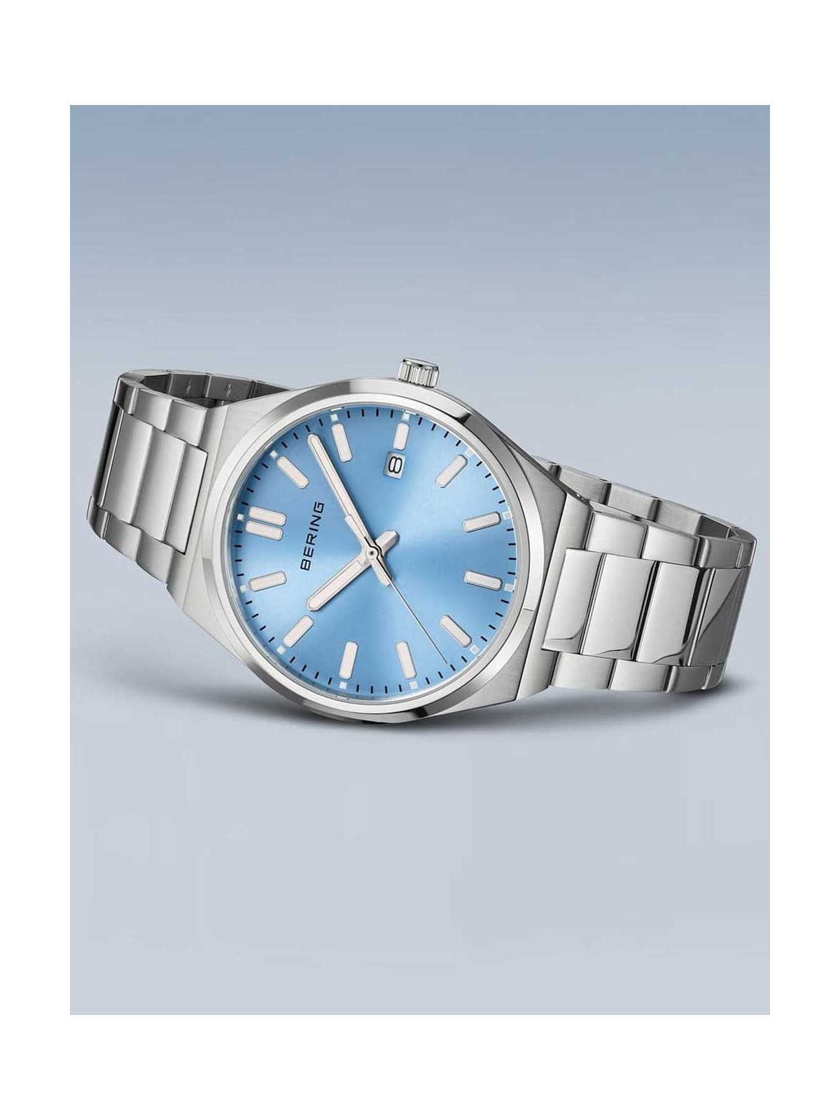 orologio uomo Bering 17639-707 Mens Watch Classic 39mm 5ATM