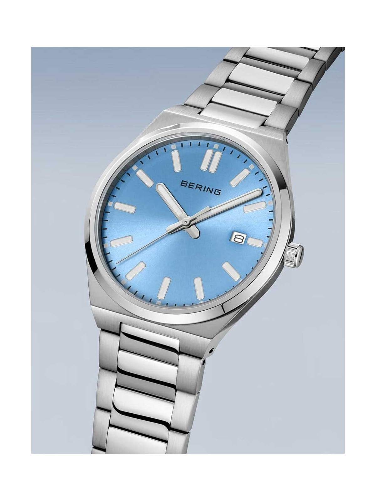orologio uomo Bering 17639-707 Mens Watch Classic 39mm 5ATM