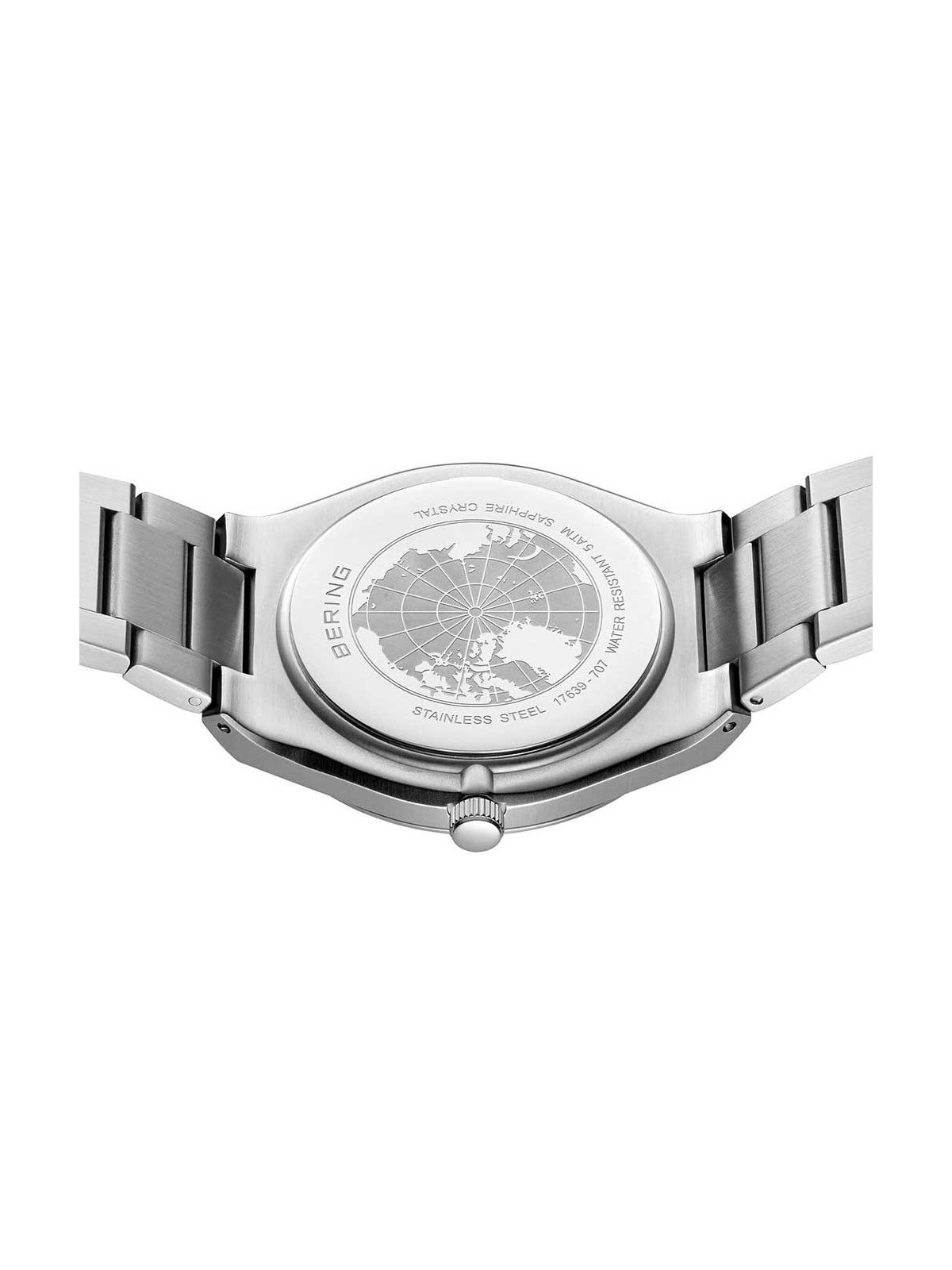 orologio uomo Bering 17639-707 Mens Watch Classic 39mm 5ATM