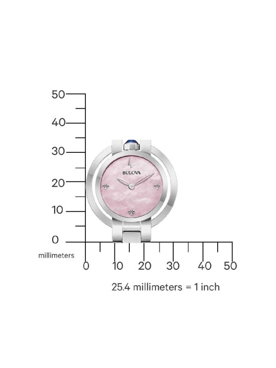 orologio donna Bulova 96L338 Ladies Watch Rubaiyat 30,5mm 3ATM