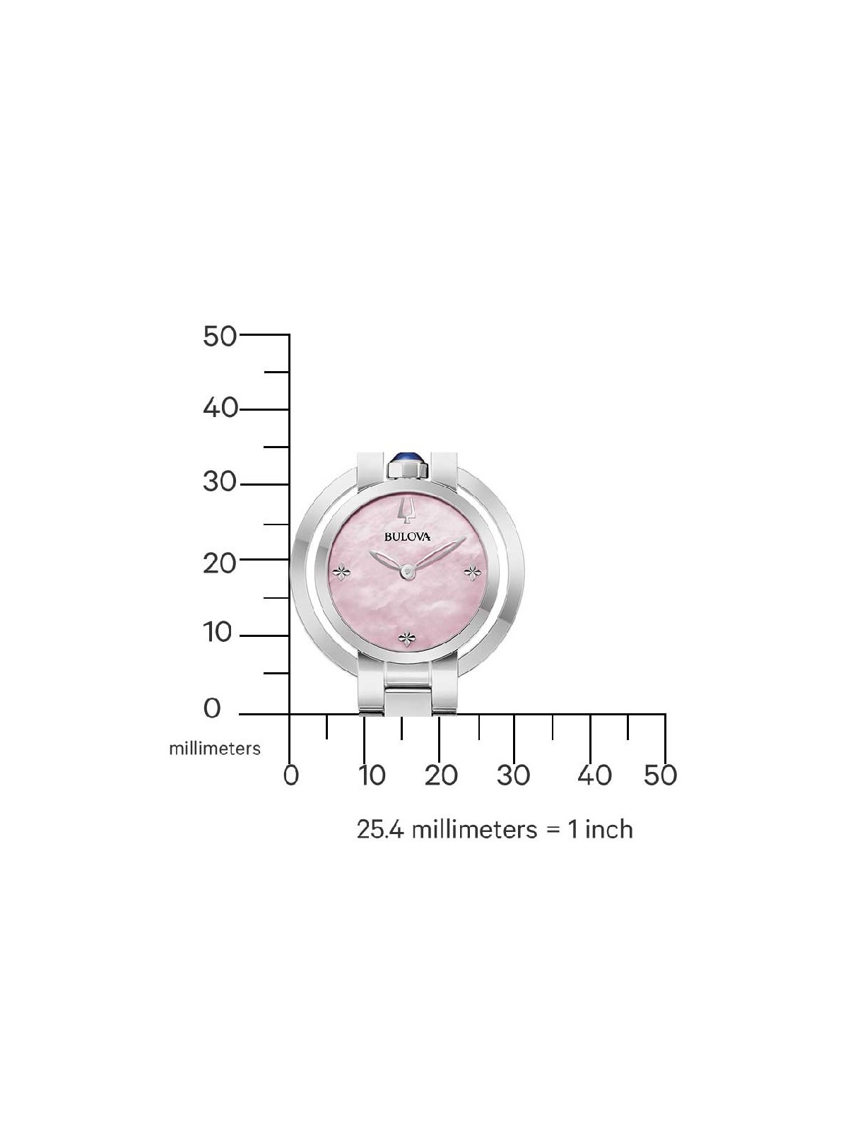 orologio donna Bulova 96L338 Ladies Watch Rubaiyat 30,5mm 3ATM