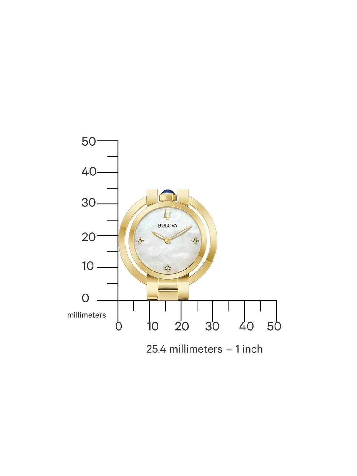 orologio donna Bulova 97L181 Ladies Watch Rubaiyat 30,5mm 3ATM