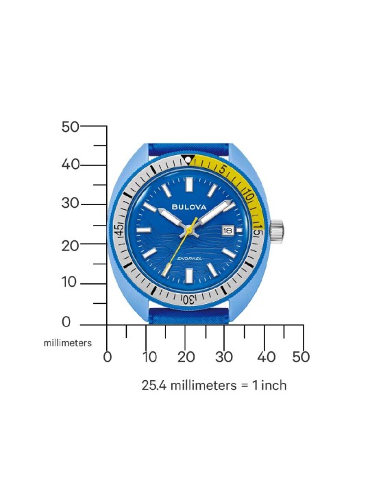orologio uomo Bulova 98B445 Mens Watch Snorkel 41mm 10ATM