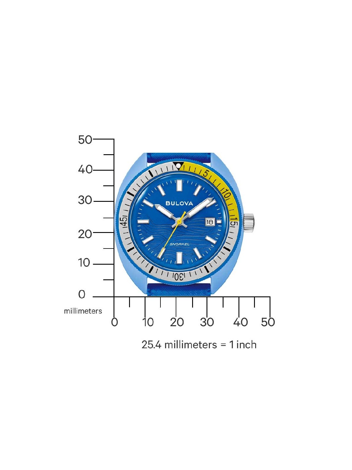 orologio uomo Bulova 98B445 Mens Watch Snorkel 41mm 10ATM
