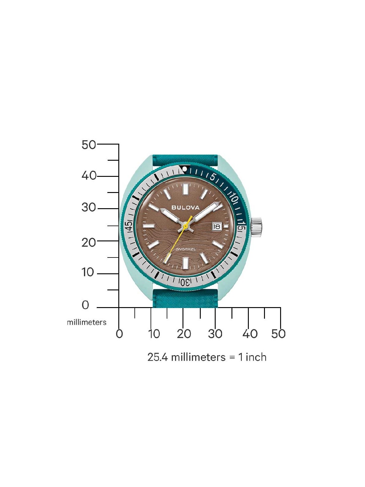 orologio uomo Bulova 98B446 Mens Watch Snorkel 41mm 10ATM