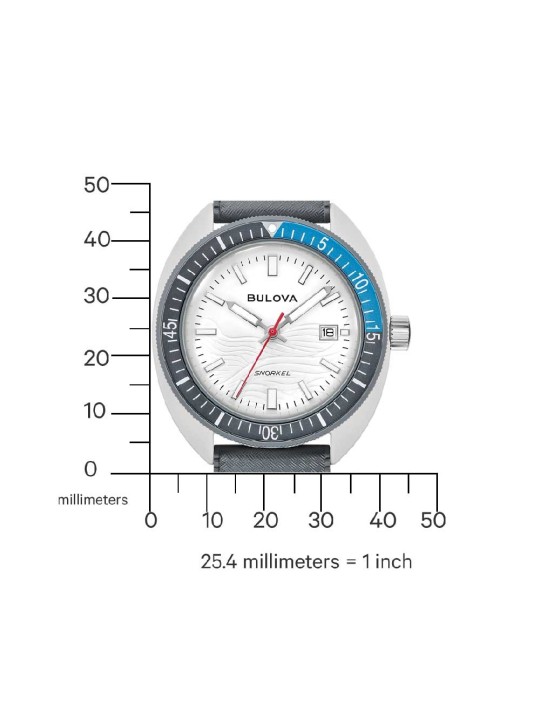 orologio uomo Bulova 98B449 Mens Watch Snorkel 41mm 10ATM