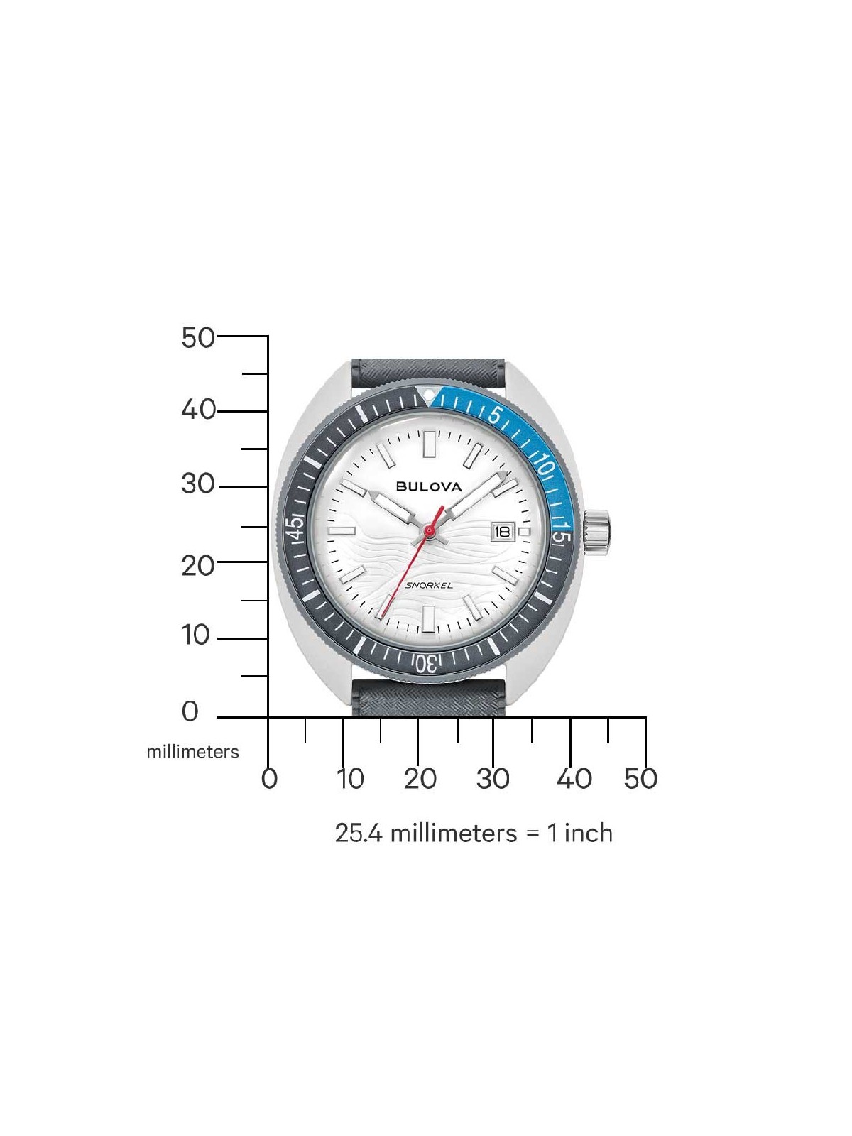orologio uomo Bulova 98B449 Mens Watch Snorkel 41mm 10ATM
