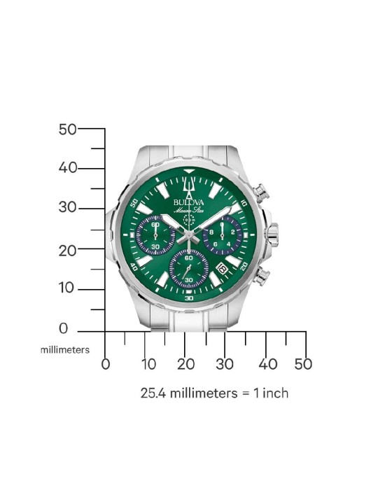orologio uomo Bulova 96B465 Mens Watch Marine Star Series-B 43mm 10ATM