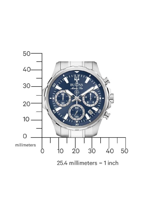orologio uomo Bulova 96B466 Mens Watch Marine Star Series-B 40mm 10ATM