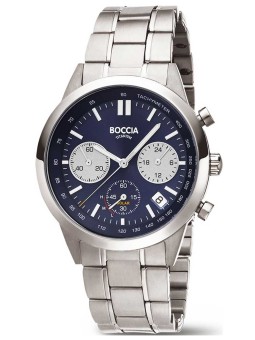 orologio uomo Boccia 3737-02 Mens Watch Titanium Chronograph 41mm 5ATM