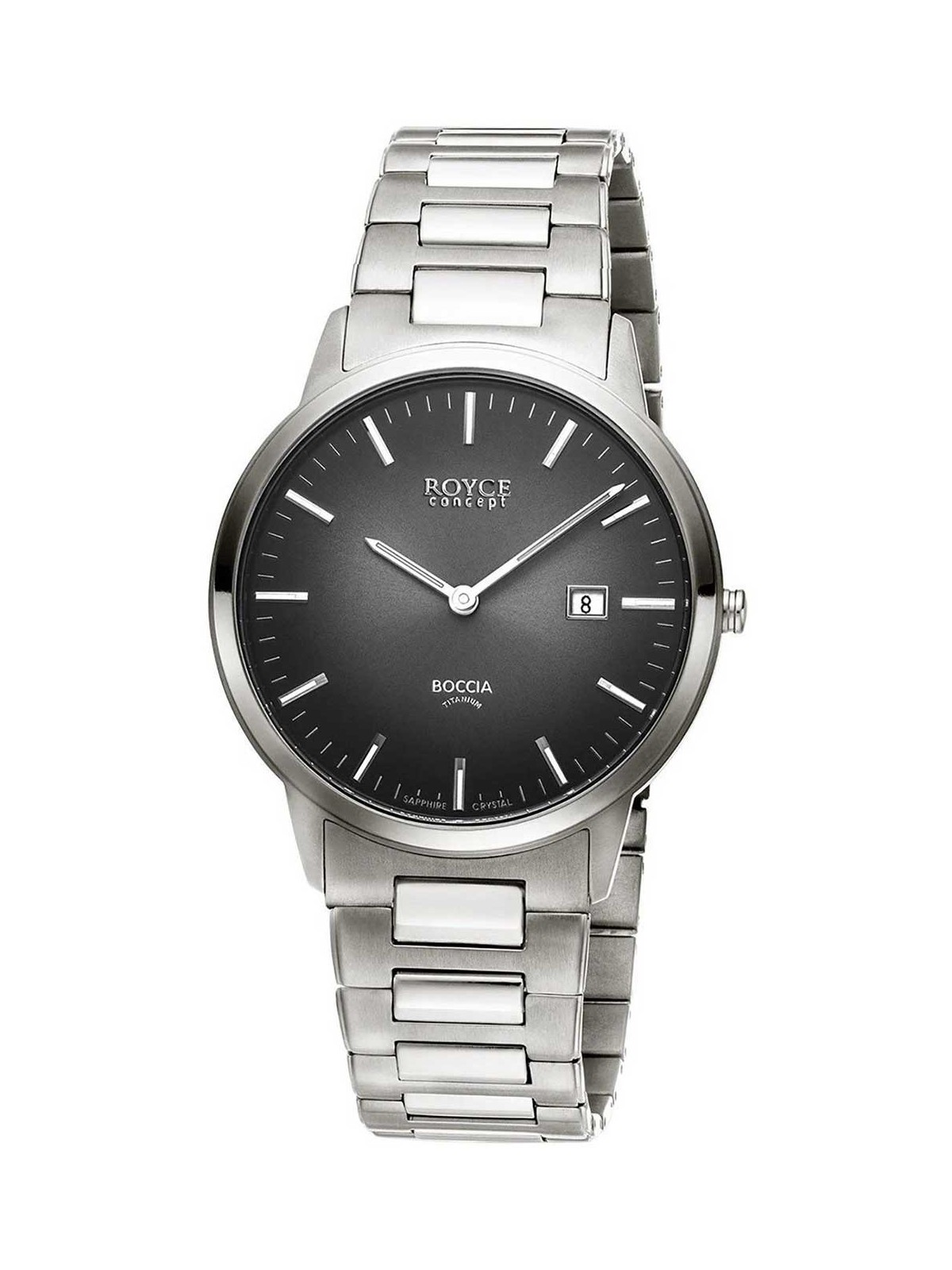orologio uomo Boccia 3658-04 Mens Watch Titanium Sapphire crystal 39mm 5ATM