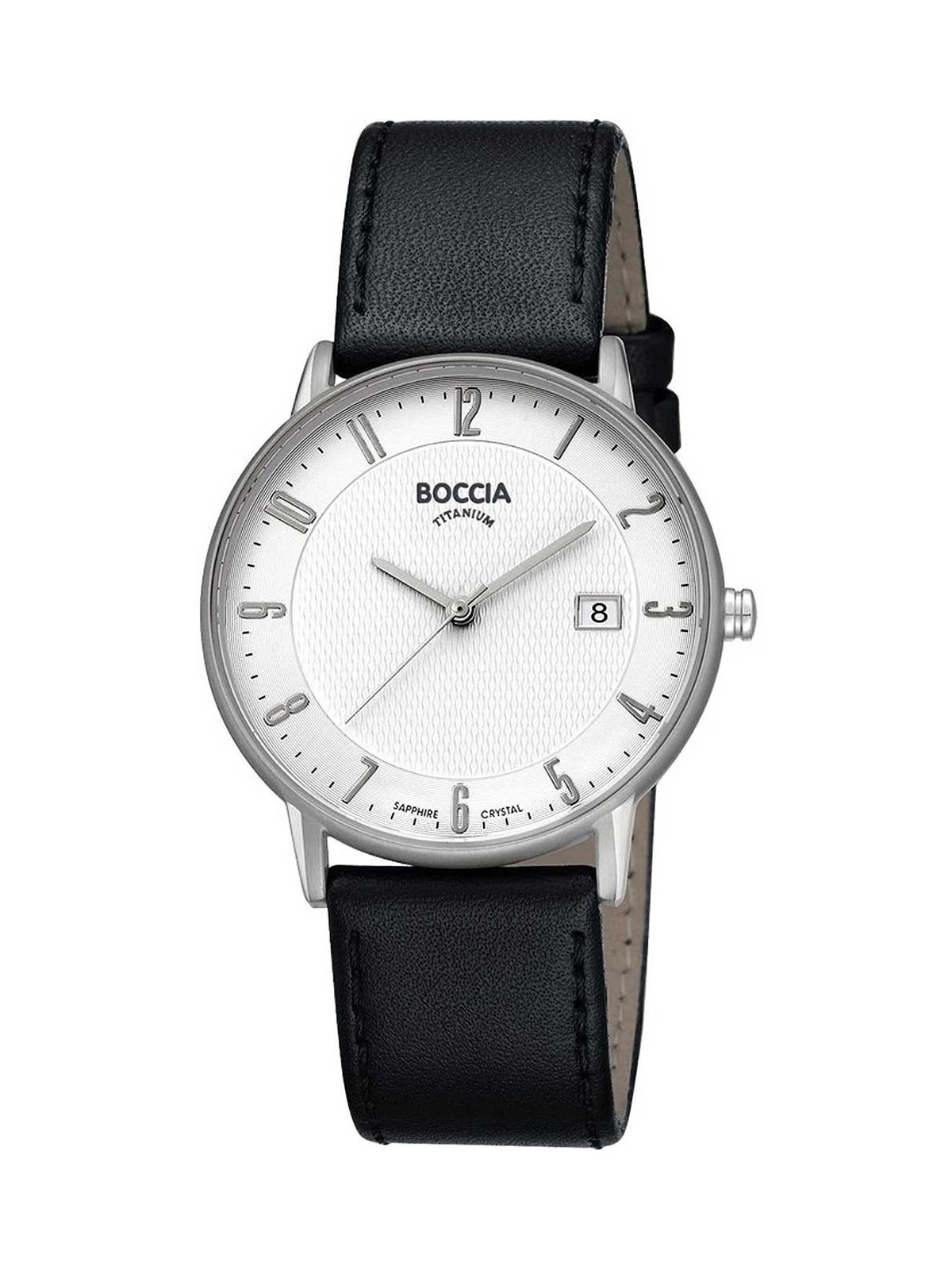 orologio uomo Boccia 3607-04 Mens Watch Titanium Sapphire crystal 39mm 5ATM