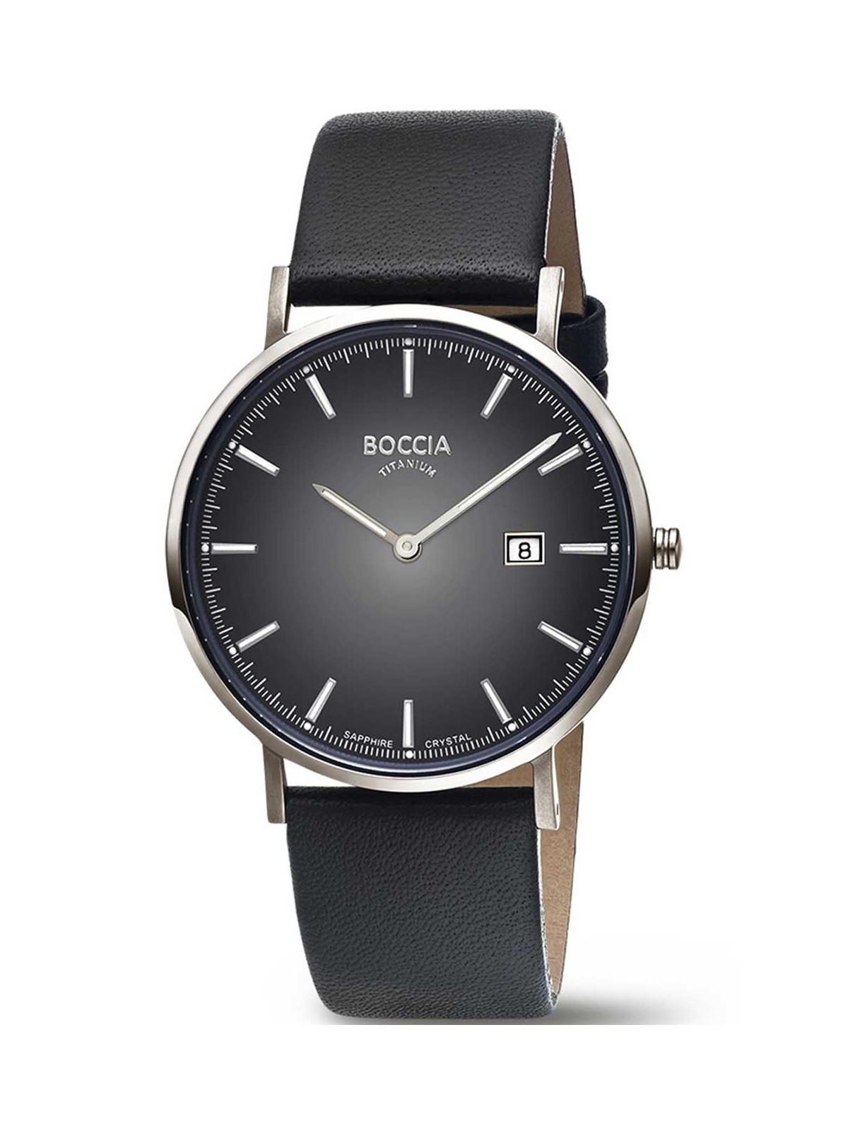 orologio uomo Boccia 3648-04 Mens Watch Titanium Sapphire crystal 39mm 3ATM