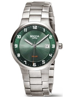 orologio uomo Boccia 3652-04 Mens Watch Titanium Solar Sapphire crystal 39mm 5ATM