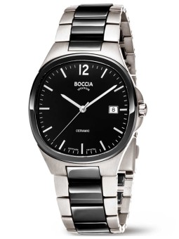 orologio uomo Boccia 3668-01 Mens Watch Titanium Sapphire crystal Keramik 38mm 5ATM