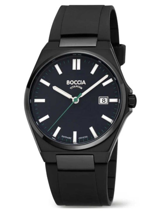 orologio uomo Boccia 3667-04 Mens Watch Titanium Sapphire crystal 39mm 5ATM