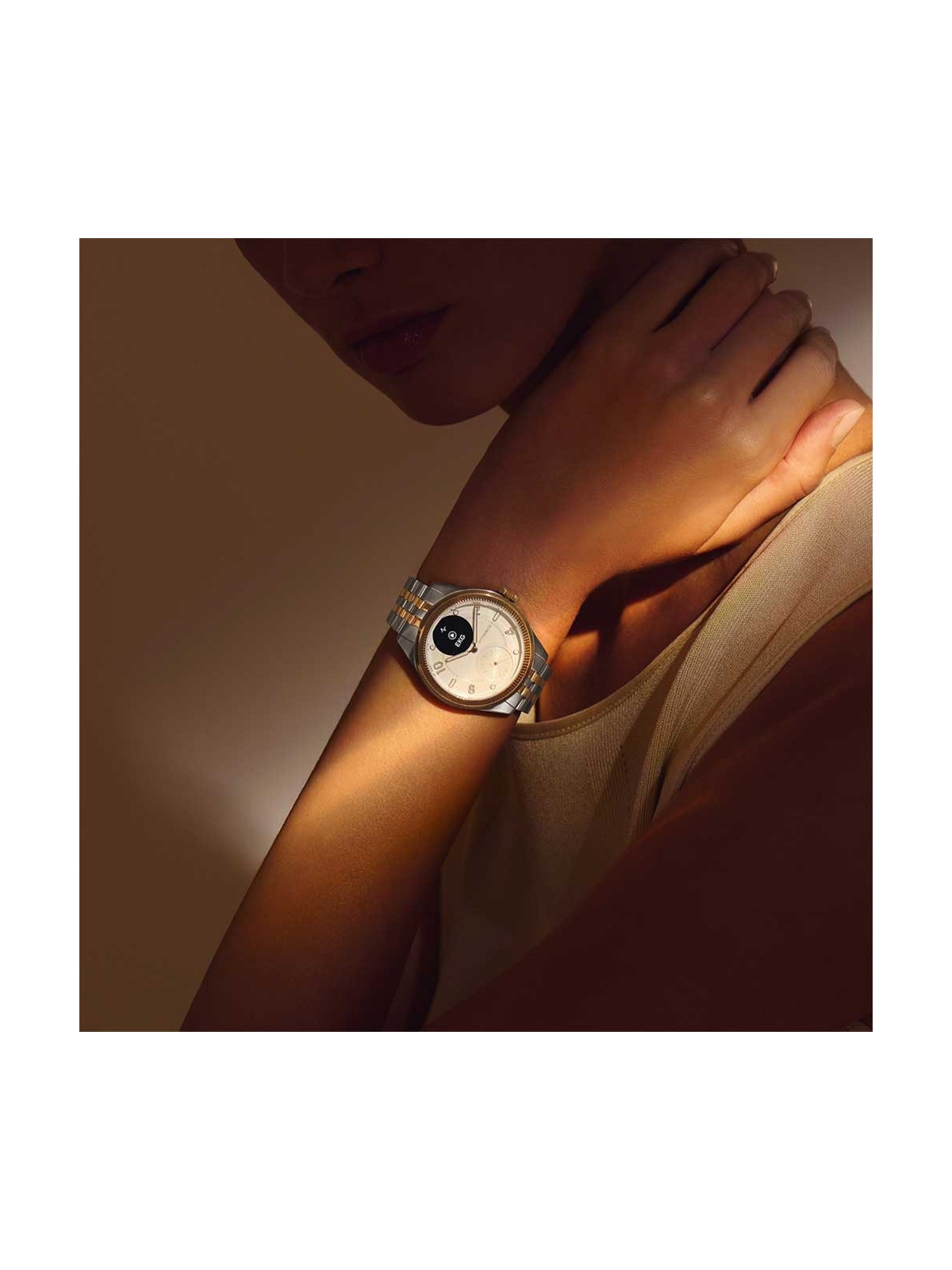 Withings HWA10-MODEL 11-ALL Scanwatch Nova Brilliant bi-color 39mm 5ATM