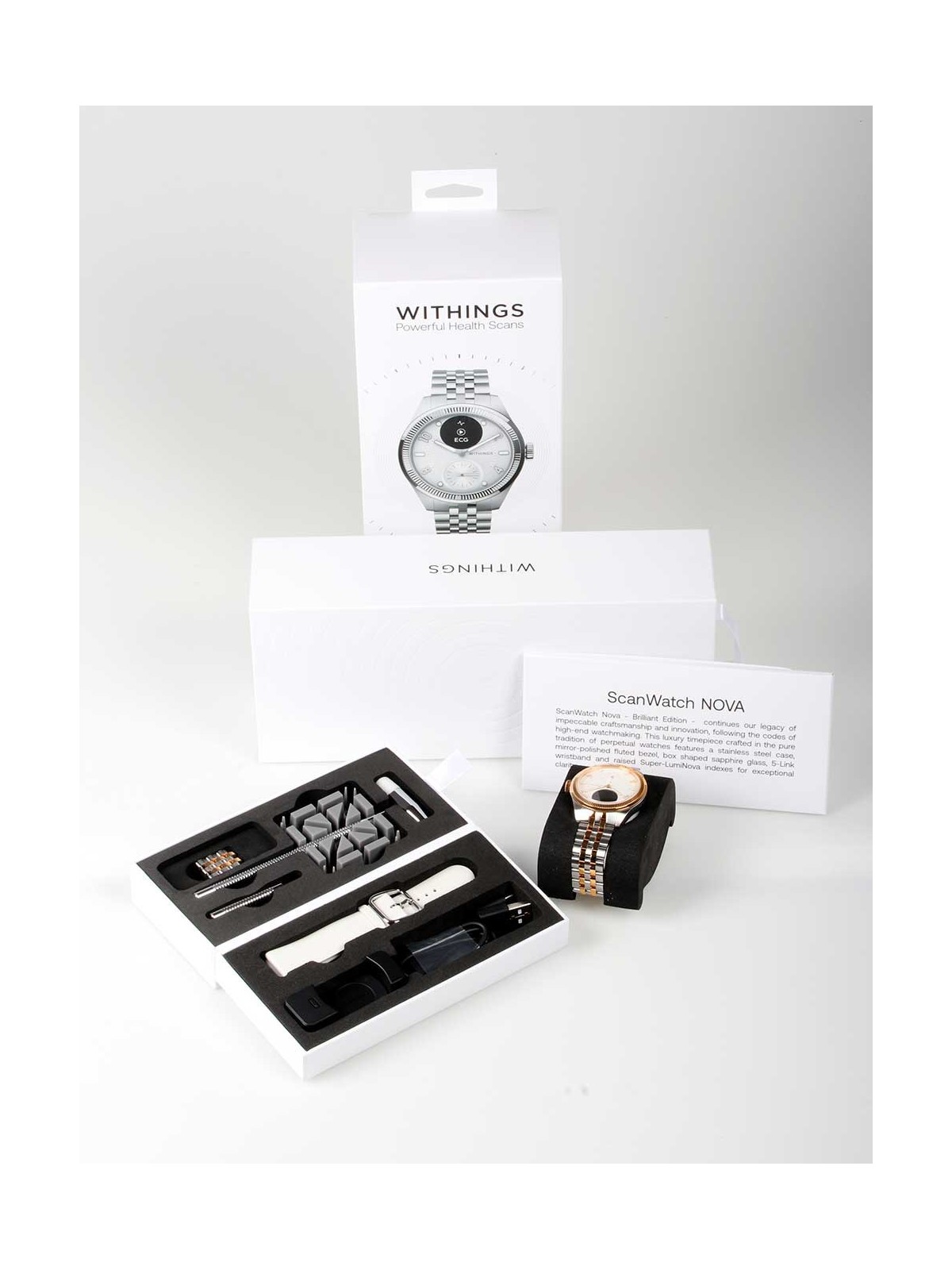 Withings HWA10-MODEL 11-ALL Scanwatch Nova Brilliant bi-color 39mm 5ATM