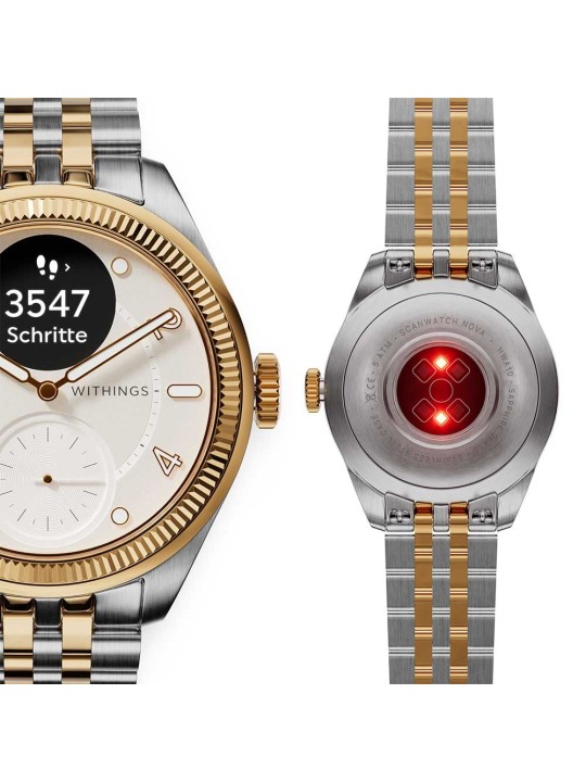 Withings HWA10-MODEL 11-ALL Scanwatch Nova Brilliant bi-color 39mm 5ATM