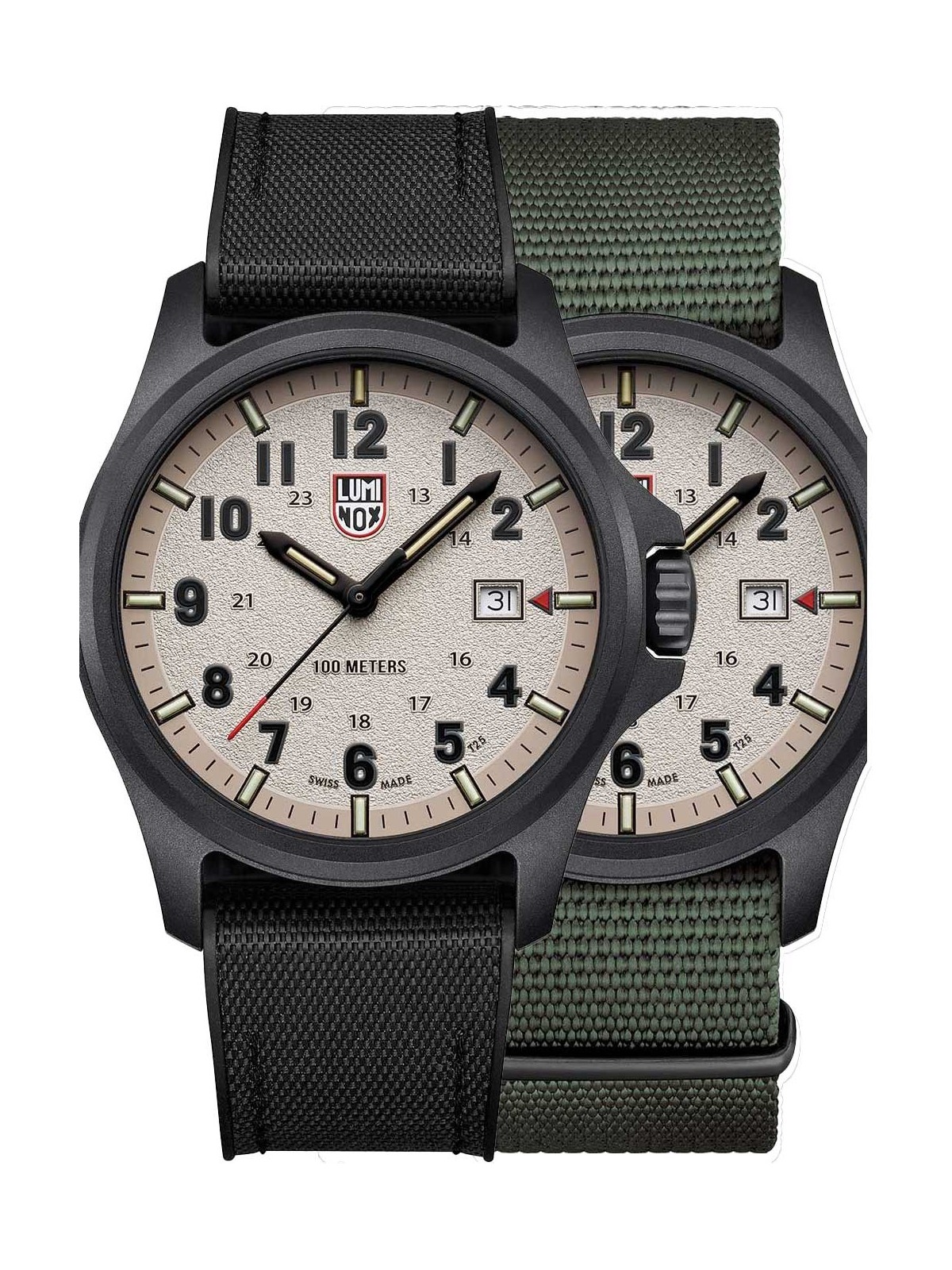 orologio uomo Luminox XL.1971.SET Mens Watch Atacama Field Carbonox Set + 2. Strap 43mm 10ATM