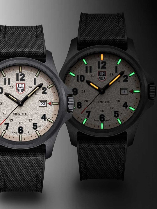 orologio uomo Luminox XL.1971.SET Mens Watch Atacama Field Carbonox Set + 2. Strap 43mm 10ATM