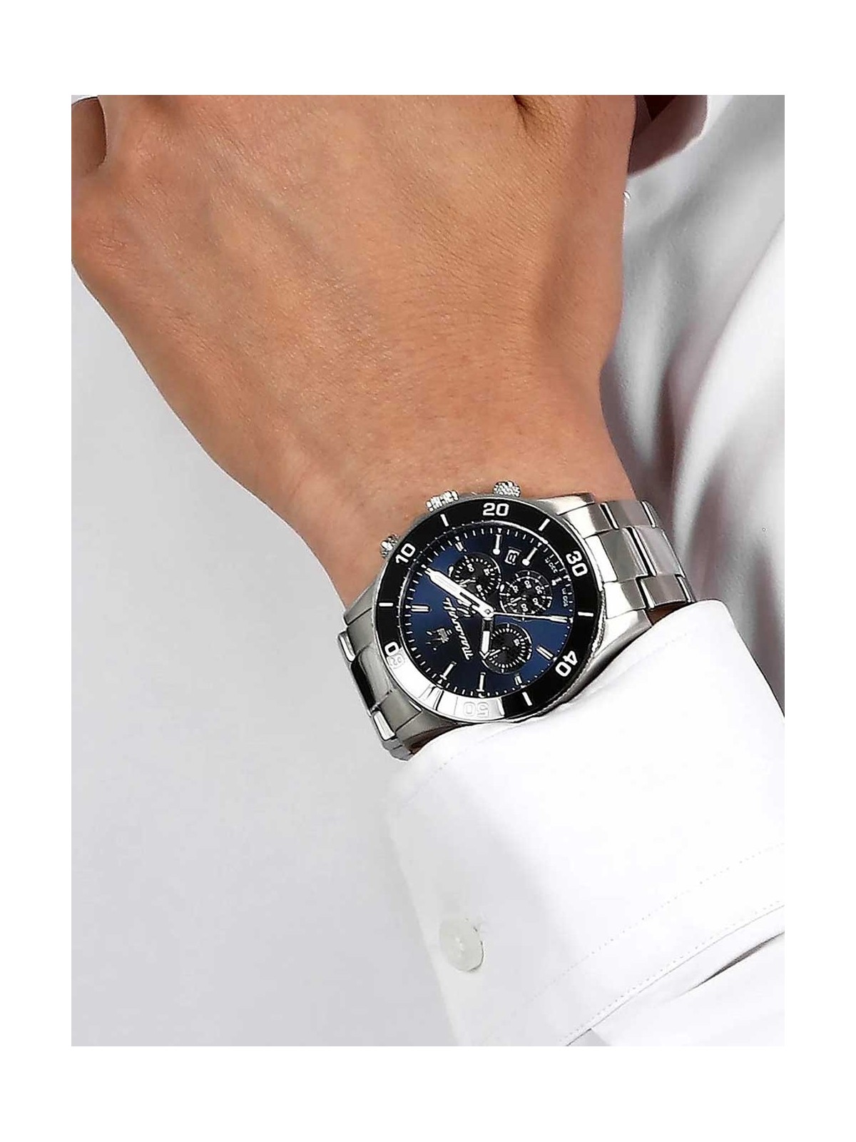orologio uomo Maserati R8873600009 Mens Watch Competizione Chronograph 43mm 10ATM