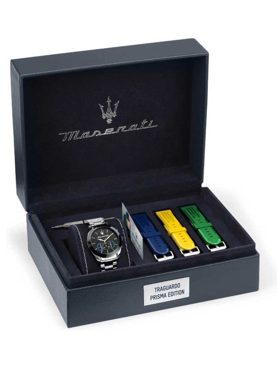 orologio uomo Maserati R8873612061 Mens Watch Traguardo Chronograph Prisma Edition Set 45mm 10ATM