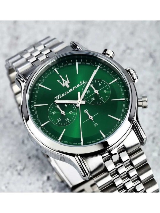 orologio uomo Maserati R8873618033 Mens Watch Epoca Chronograph 42mm 10ATM