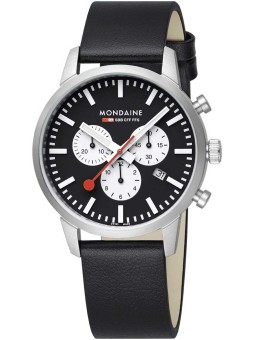 orologio uomo Mondaine MSD.41420.LBV Mens Watch SBB Neo Chronograph 41mm 5ATM
