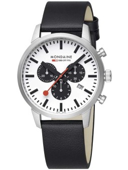 orologio uomo Mondaine MSD.41410.LBV Mens Watch SBB Neo Chronograph 41mm 5ATM