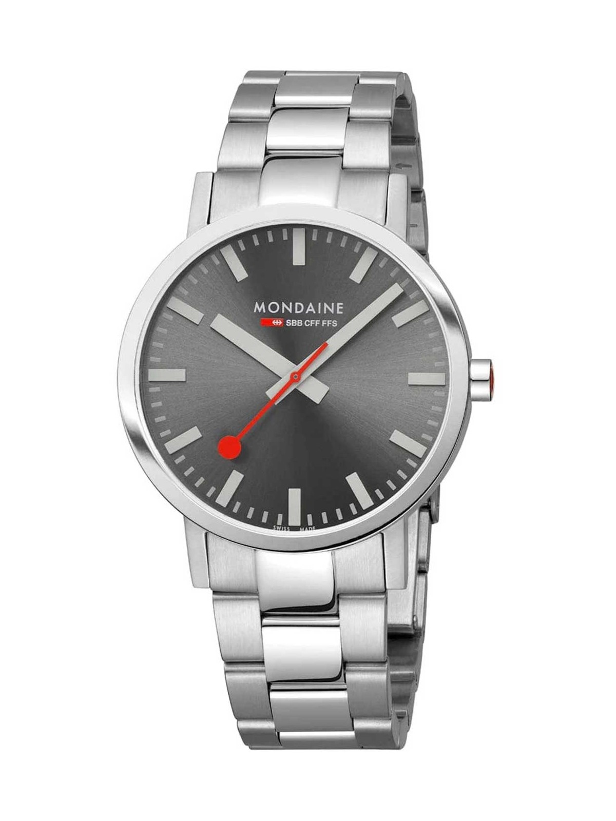 orologio uomo Mondaine A660.30360.81SBJ Mens Watch SBB Classic 40mm 5ATM
