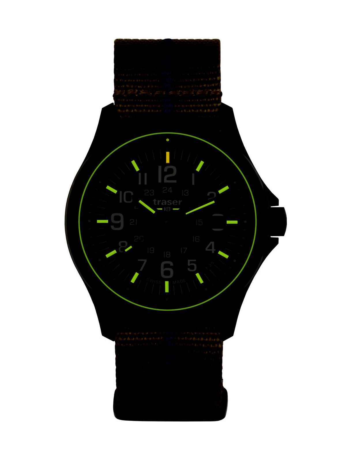 orologio uomo Traser H3 111074 Mens Watch P67 Officer Pro Khaki 42mm 10ATM