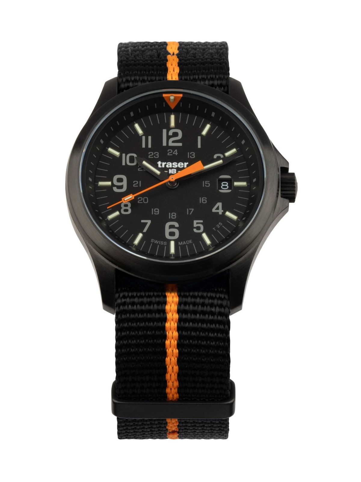 orologio uomo Traser H3 111065 Mens Watch P67 Officer Pro Black 42mm 10ATM