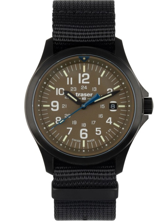 orologio uomo Traser H3 111075 Mens Watch P67 Officer Pro Khaki 42mm 10ATM