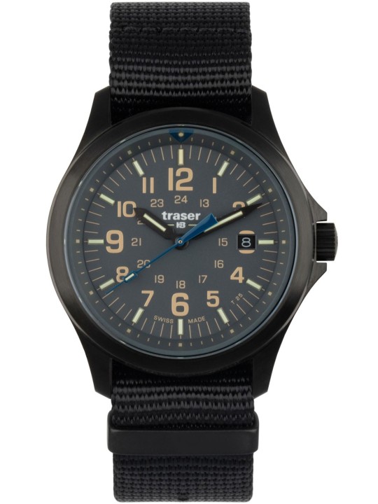 orologio uomo Traser H3 111072 Mens Watch P67 Officer Pro Grey 42mm 10ATM