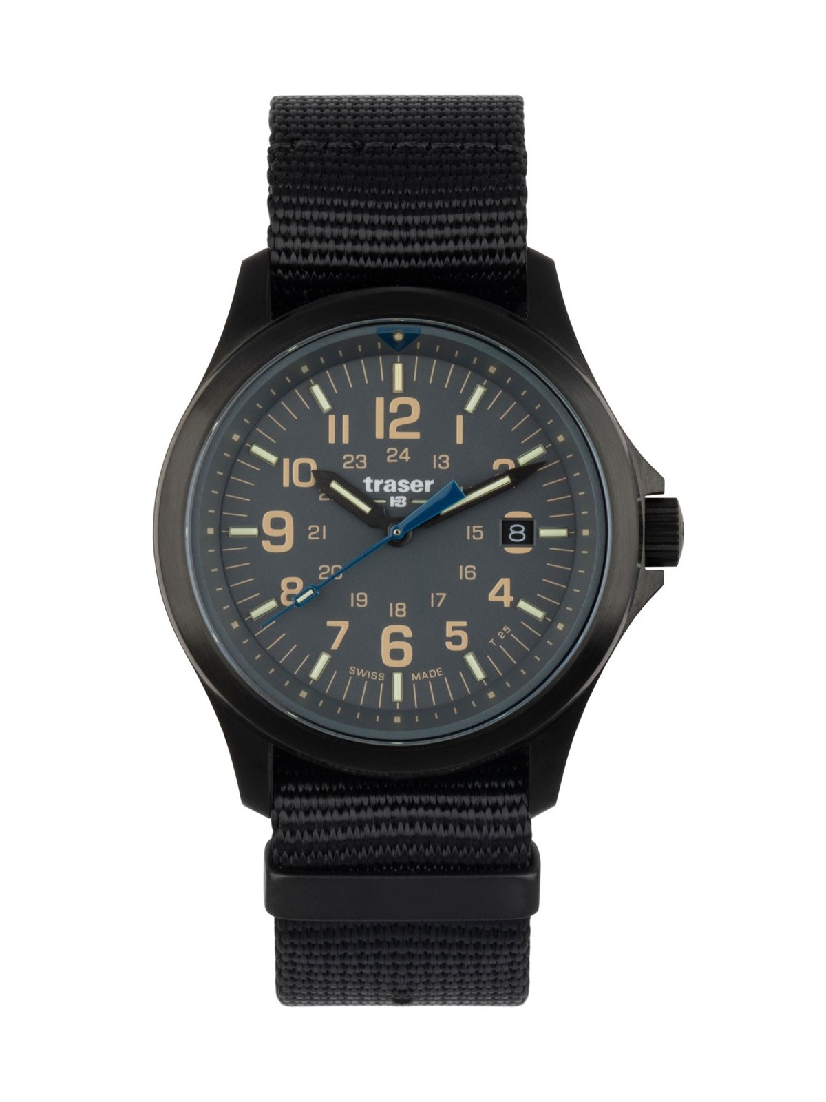 orologio uomo Traser H3 111072 Mens Watch P67 Officer Pro Grey 42mm 10ATM