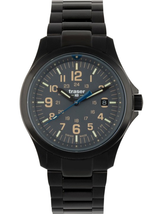 orologio uomo Traser H3 111073 Mens Watch P67 Officer Pro Grey 42mm 10ATM