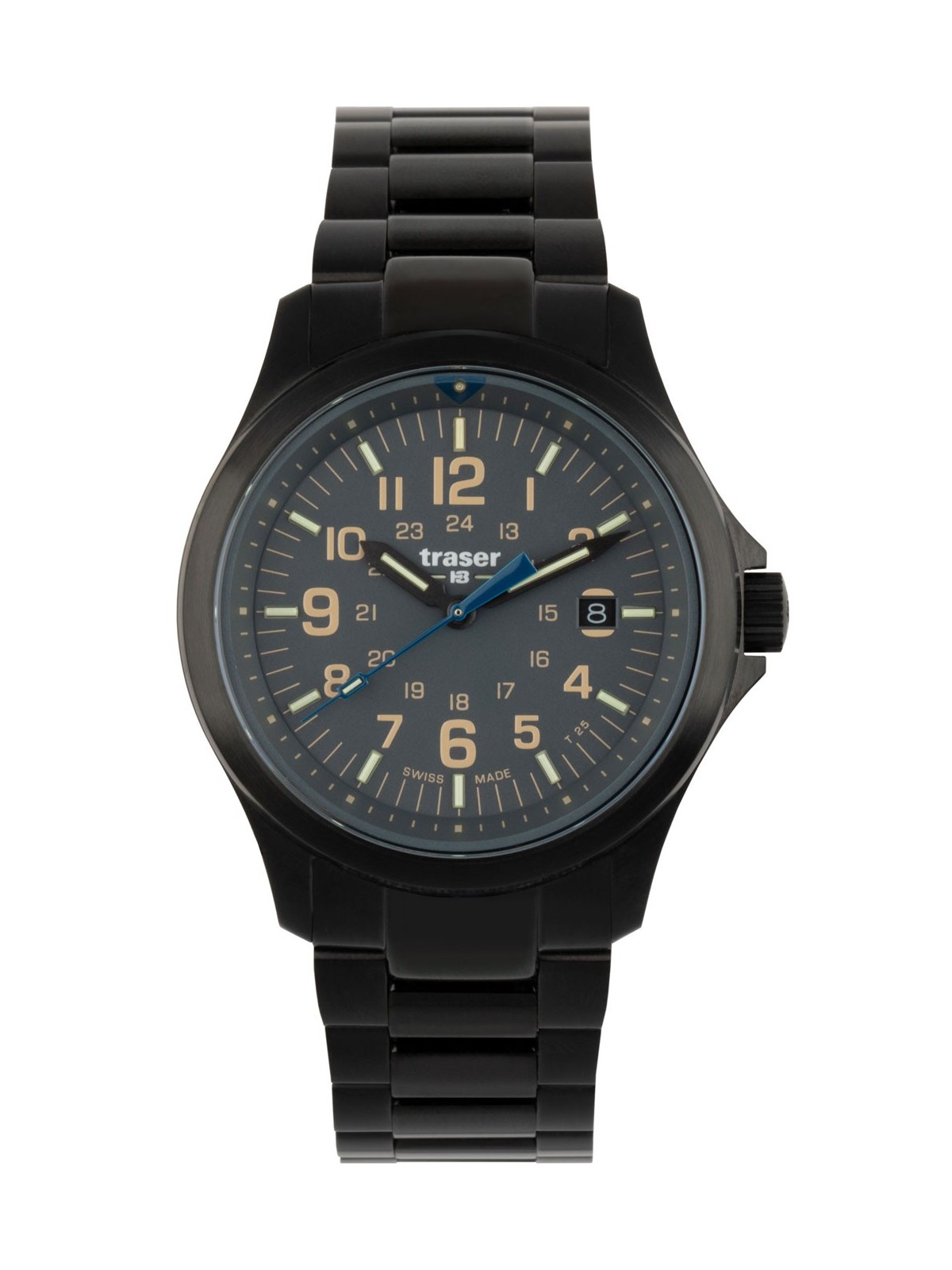 orologio uomo Traser H3 111073 Mens Watch P67 Officer Pro Grey 42mm 10ATM