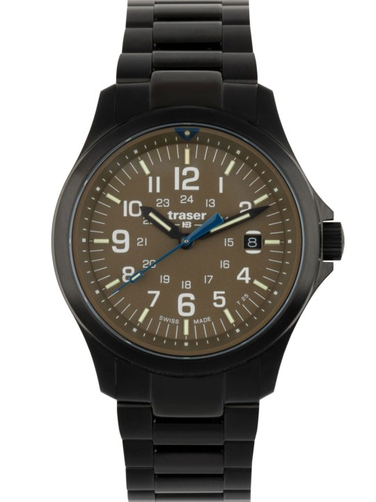 orologio uomo Traser H3 111076 Mens Watch P67 Officer Pro Khaki 42mm 10ATM