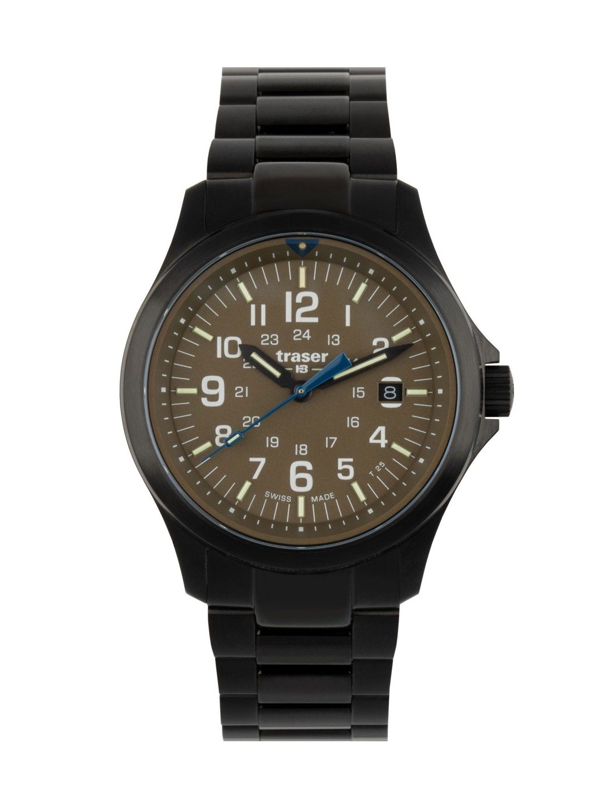 orologio uomo Traser H3 111076 Mens Watch P67 Officer Pro Khaki 42mm 10ATM